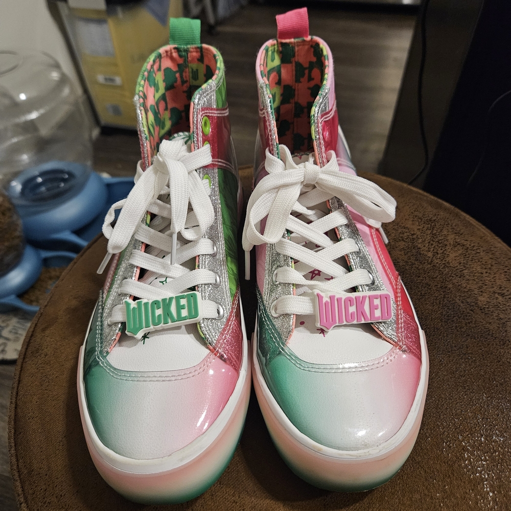 Wicked-Adult High-Top Sneakers - Pink and Green